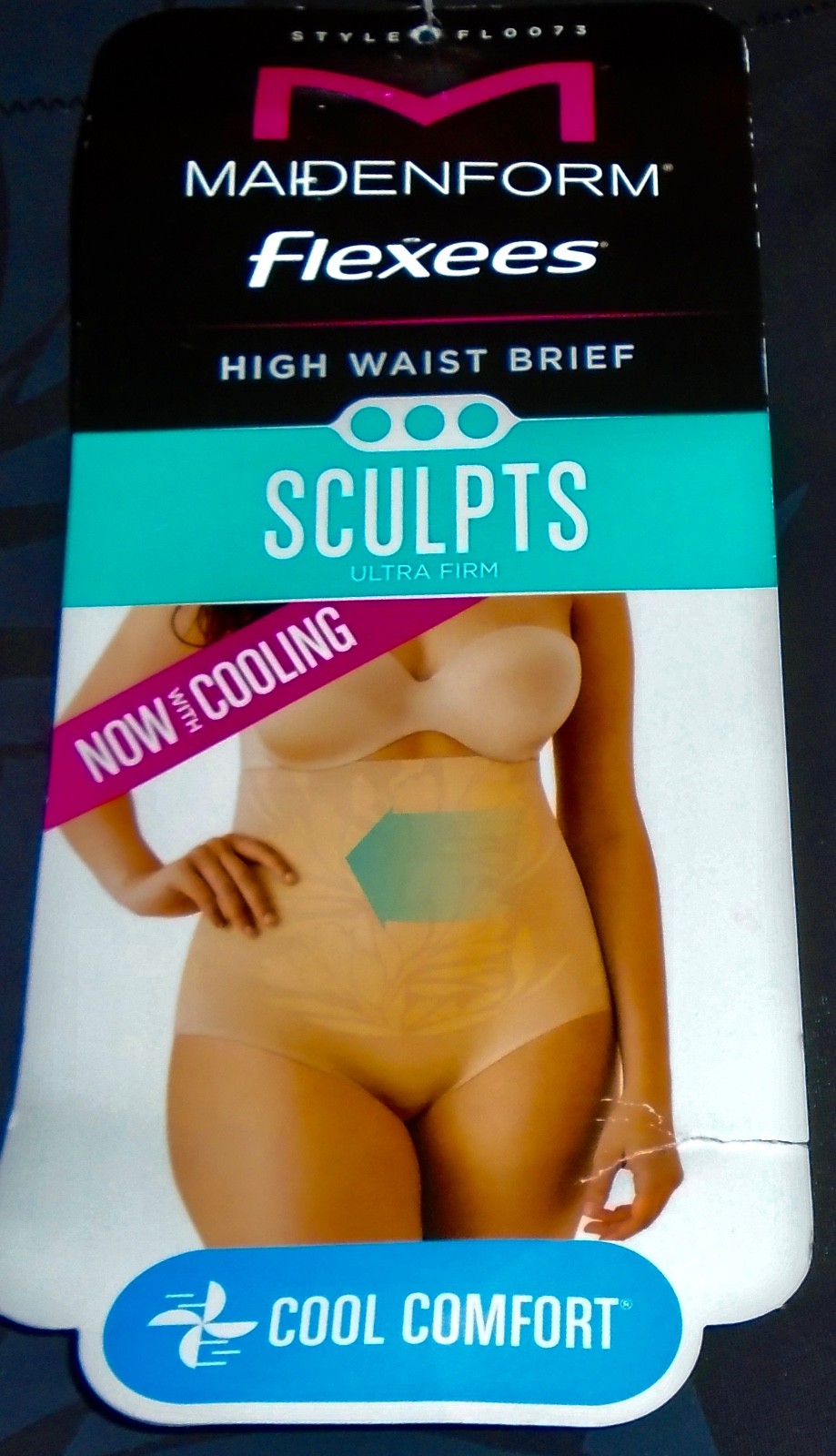 NWT WOMENS MAIDENFORM FLEXEES SCULPTS, HIGH WAIST BRIEF, ULTRA FIRM Size: LARGE