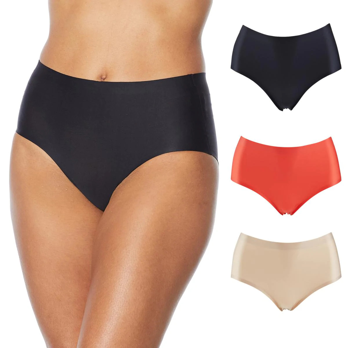 Rhonda Shear 3-pack Antimicrobial Hipster Brief 652684-J