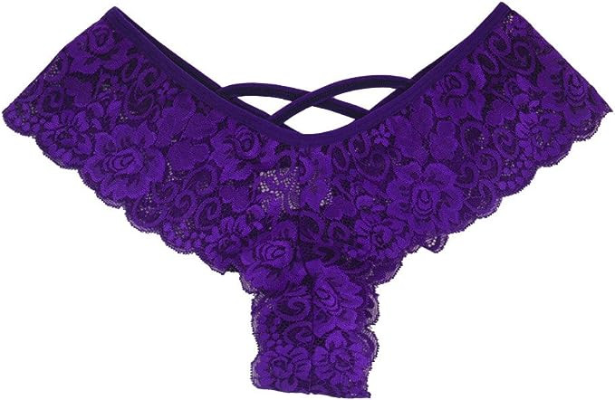 1/6 Pack Lot Womens Lace Panties Gstring Thongs See Through Underwear Lingeries