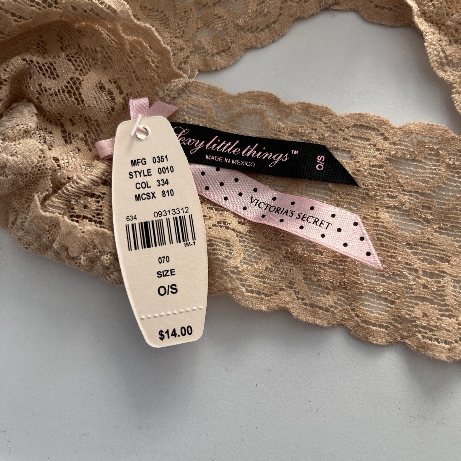 NEW Victoria’s Secret 2008 Sexy Little Things Lace Underwear Panties One Size