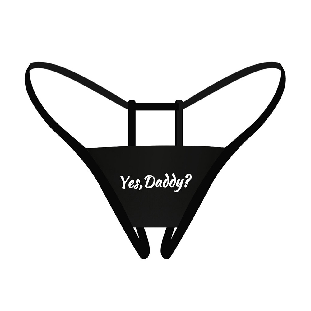 Women Printed Panties Crotchless Underwear Thongs Lingerie G-string Briefs⇓