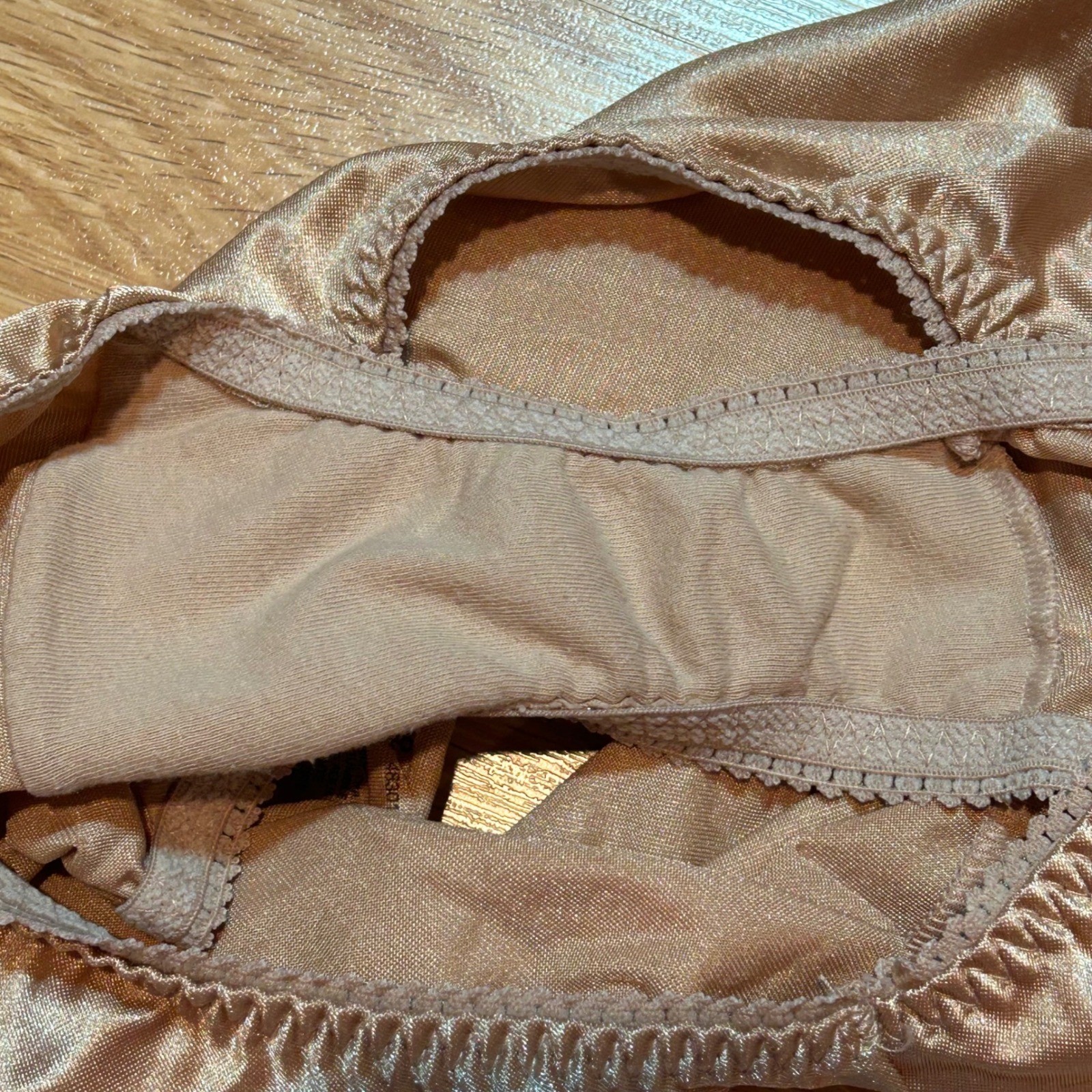 Vanity Fair Illumination Hi-Cut Briefs 2 Pack Neutral Satin 3XL 10