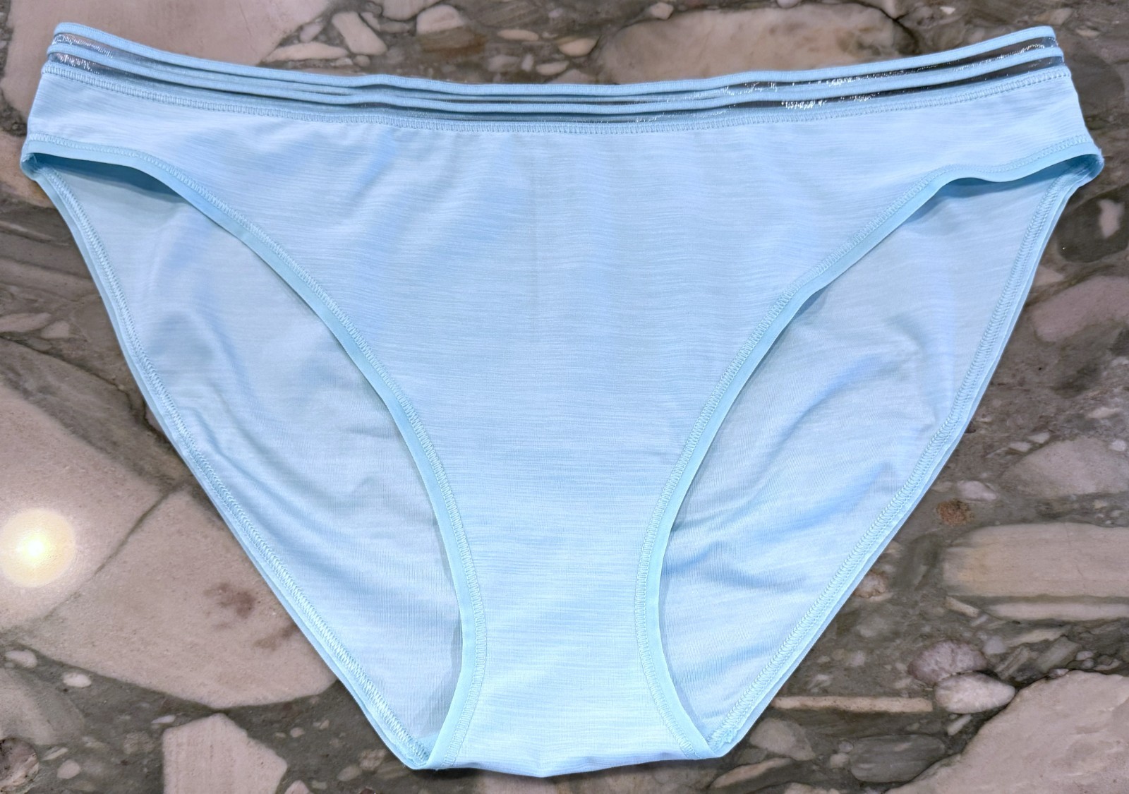 NEW Victoria Secret Everyday Perfect T-Shirt Bikini – Skylight Blue Marl – XL