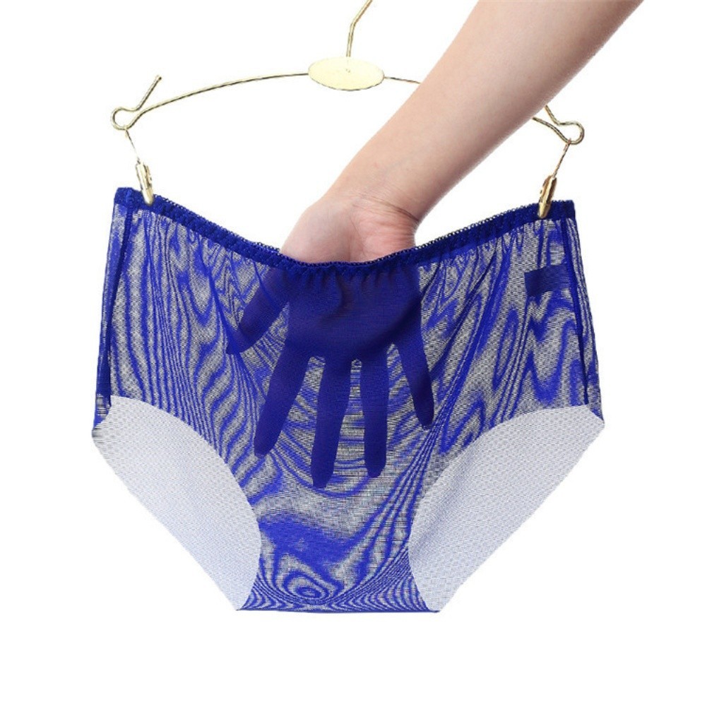 Seamless Transparent Womens Underwear Soft Nylon Spandex Fabric Triangle