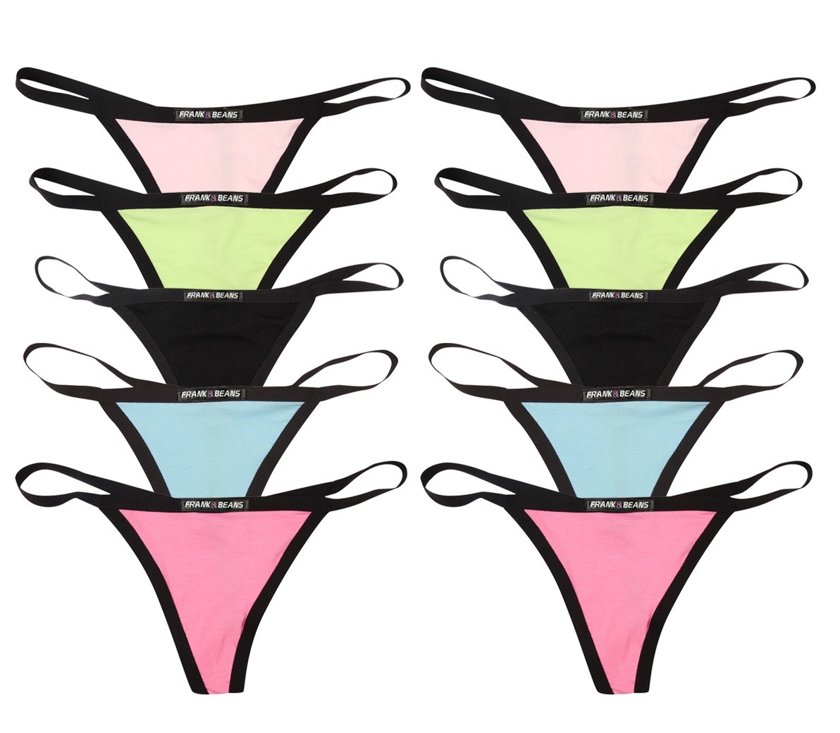10 x Womens G-String Underwear Soft Cotton Comfortable Breathable S M L XL XXL