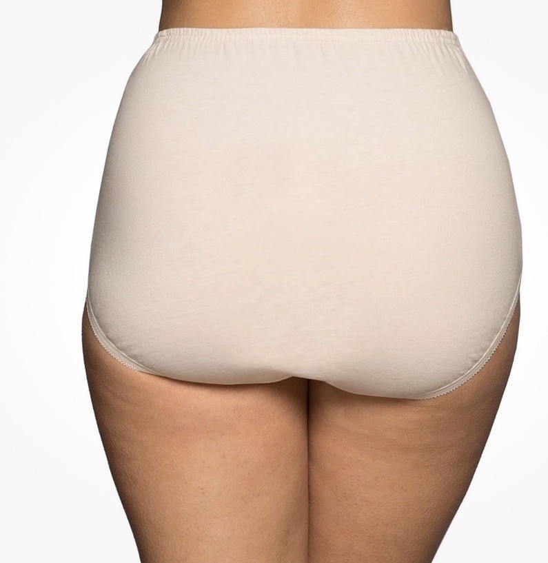 NIP Vanity Fair High Waisted Full Coverage Perfectly Yours PANTY Fawn Sz 12/5X