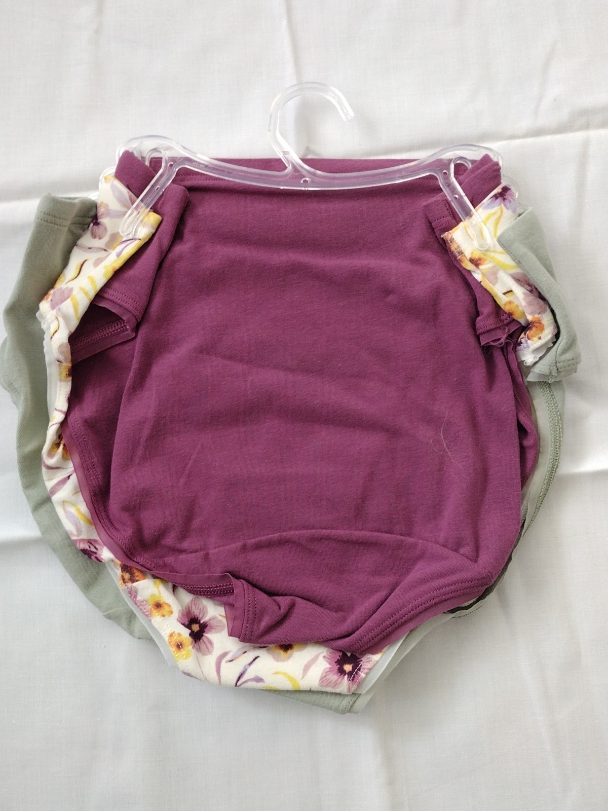 Bali M/6 ASSORTED COLORS DFLEH3 Cotton Collection Hi-Cut Panty – 3 Pack NWT