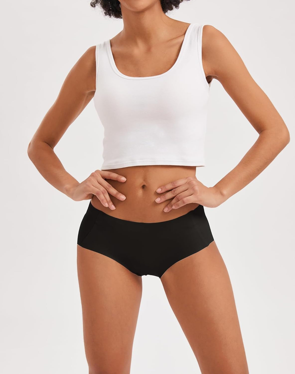 Women’S Seamless No Show Hipster Panties Invisible Light Underwear 3-Pack