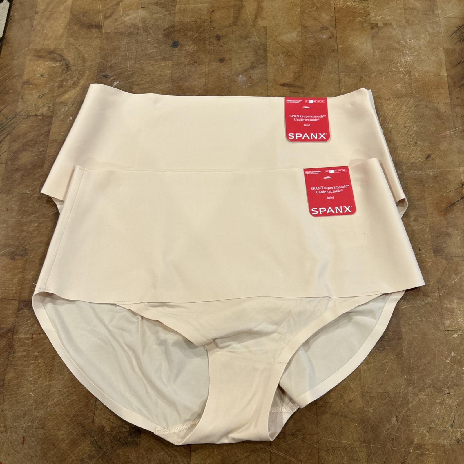 Spanx Supersmooth Undie-Tectable Brief, 1X, 2 Pair