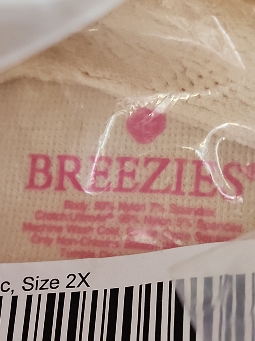 Breezes Womens Basic Stretch Briefs 3 Pack Size 2X New In Package