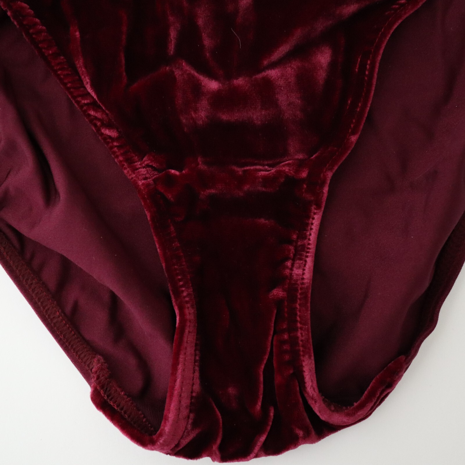 1 NEW TRUE VINTAGE 90s Velvet-Like & Silky Back Bikini Panties MEDIUM