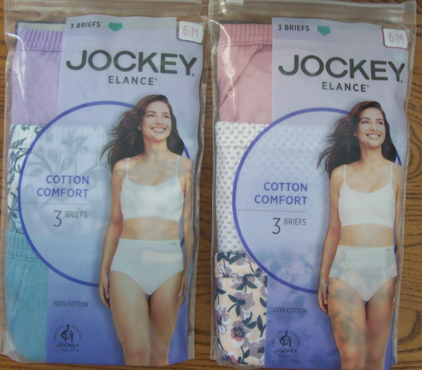 3 JoCKeY Elance Brief Panties Briefs Size 6 / 7 / 8 / 9 / 10 / 11 New in Package