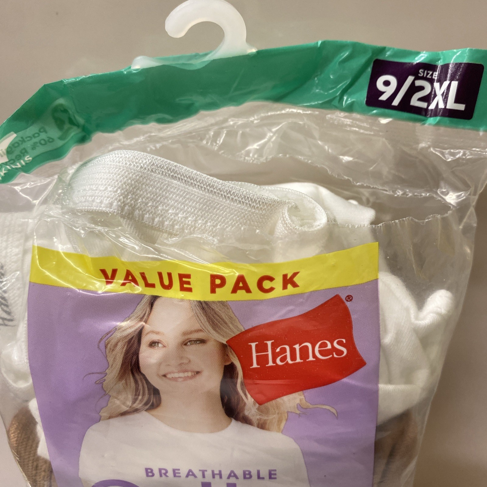 Hanes Cotton Bikini Panties 10-Pack Ultra Soft Cotton Size 2XL-Damage Packing