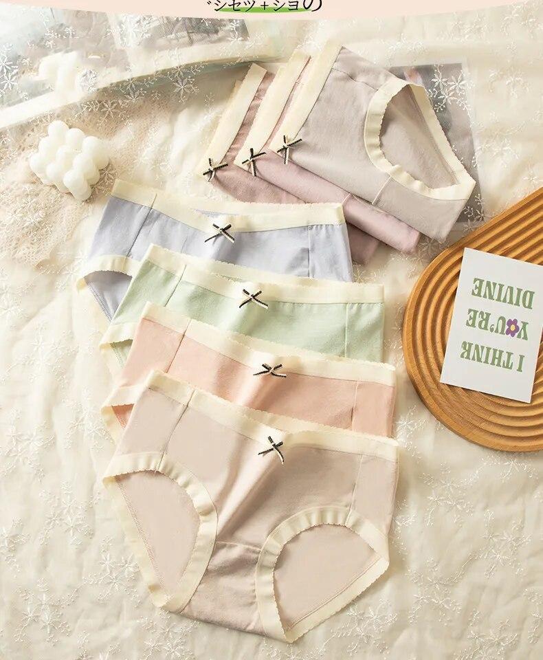 7pcs Pantaletas Femeninas Blummers Calzones Para Mujer De Algodon Comodas NEW