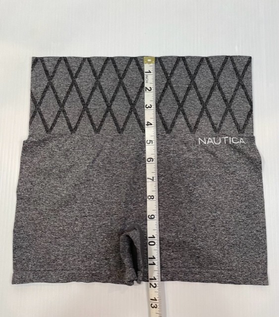 Nautica Intimates Womens Size Large Hi Waist Shaping Brief Boxer Gray