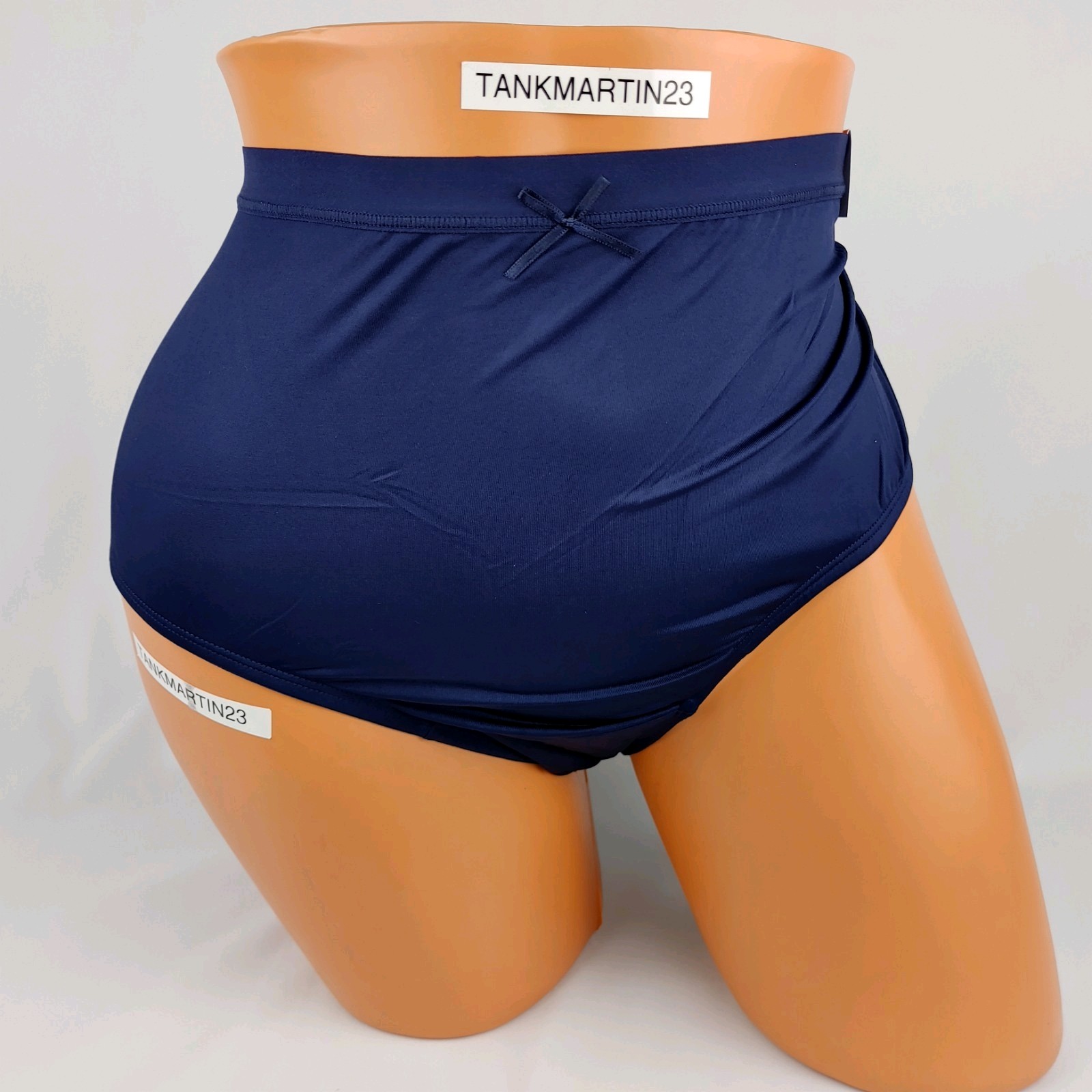 Lane Bryant Cacique No Show Full Brief Plus Panty Panties 14/16 Blue Lace Back