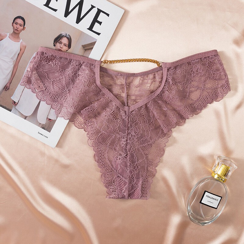 5PCS/LOT Sexy Ladies Womens Lace Panties Thong G string Underwear Sheer Lingerie