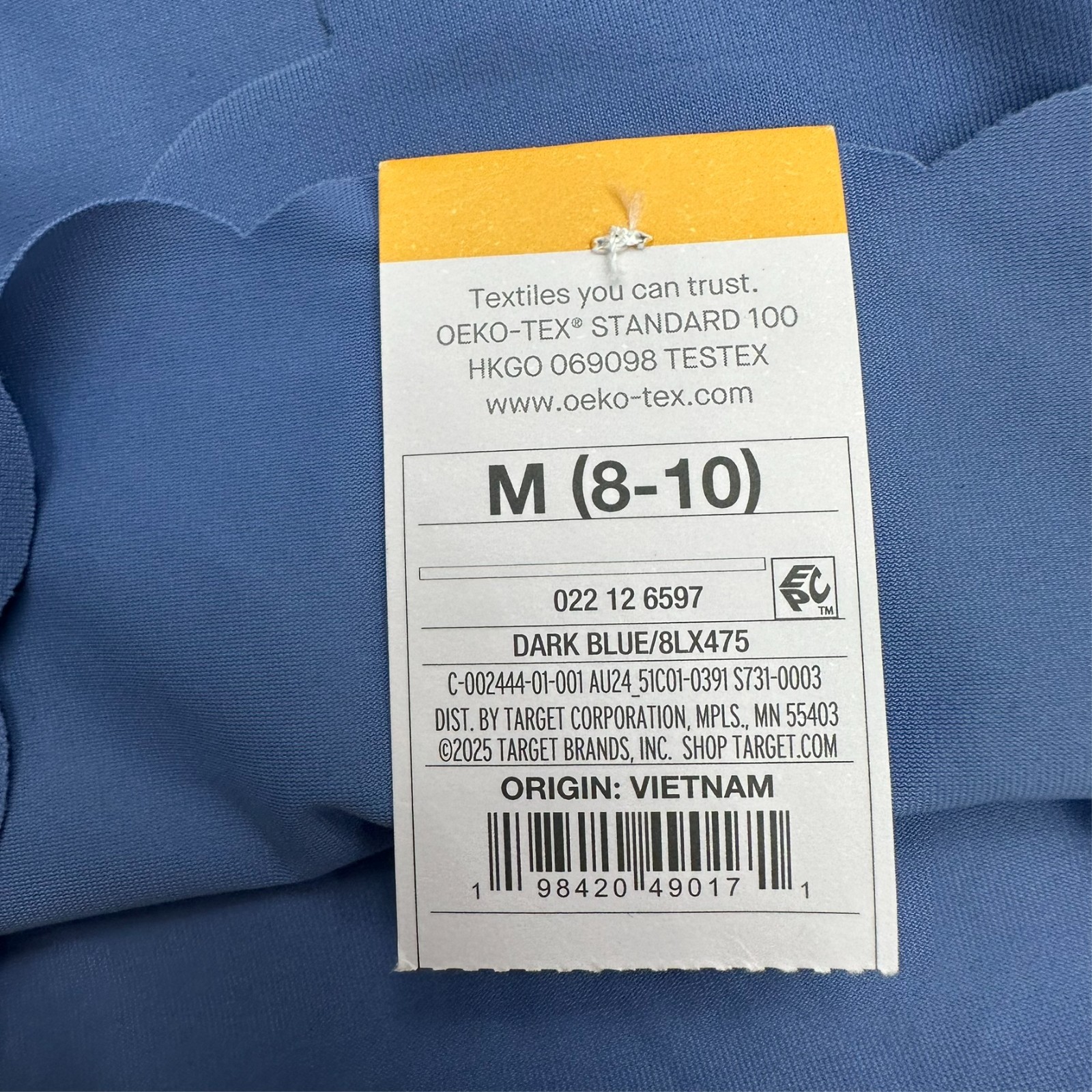 Auden Dark Blue Lineless No Show Invisible Cheeky Underwear Womens Size M (8-10)