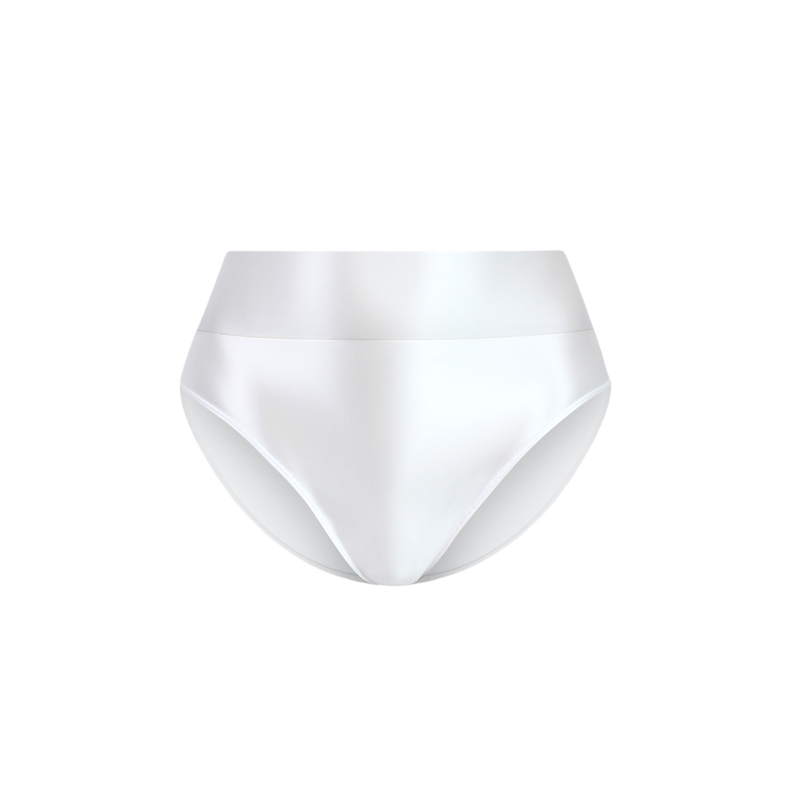 Women Glitter Smooth Wide Waist Panties Gymnastic Fitness Swim Trunks Underwear