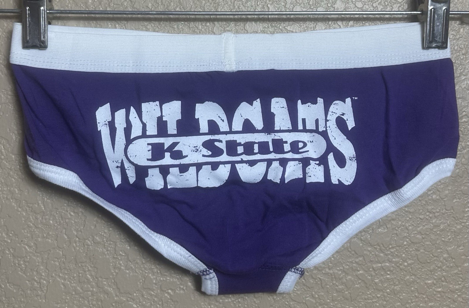 NWT KANSAS STATE UNIVERSITY KSU College Logo Panty Boy Shorts Underwear XS