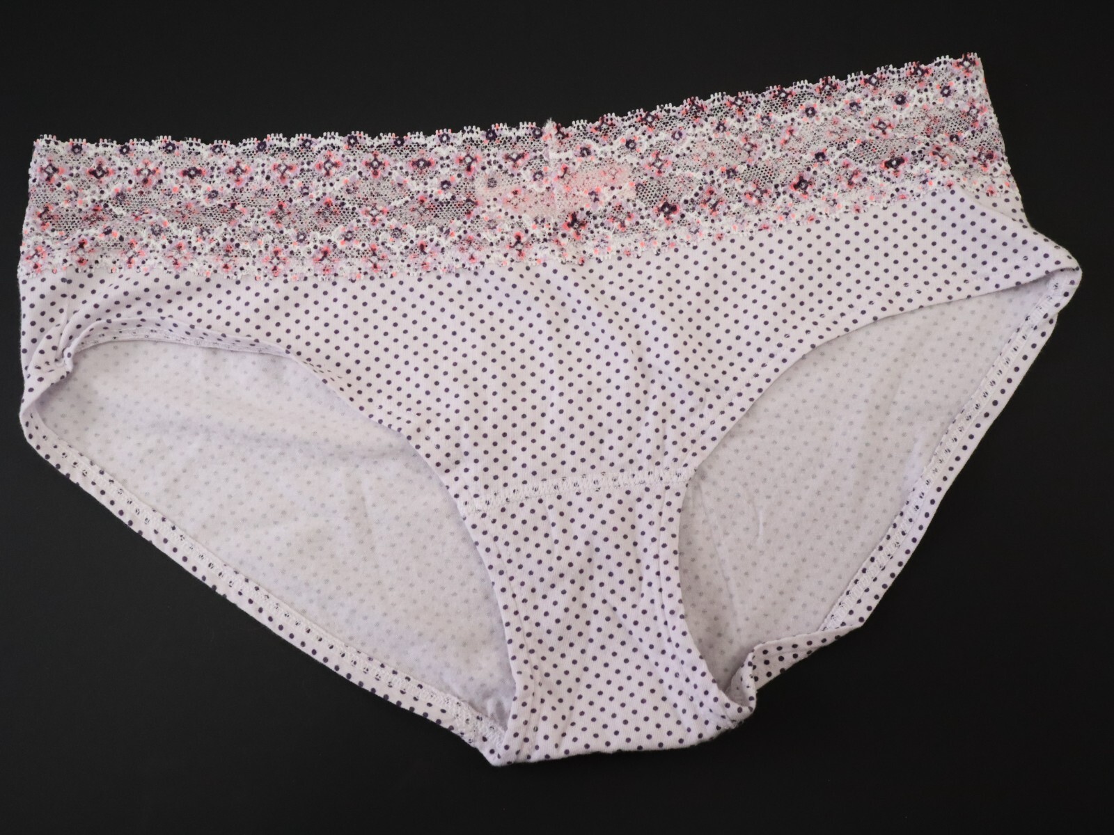 Victoria’s Secret VTG 2014 Cotton Culotte Hiphugger Bikini Panty LARGE