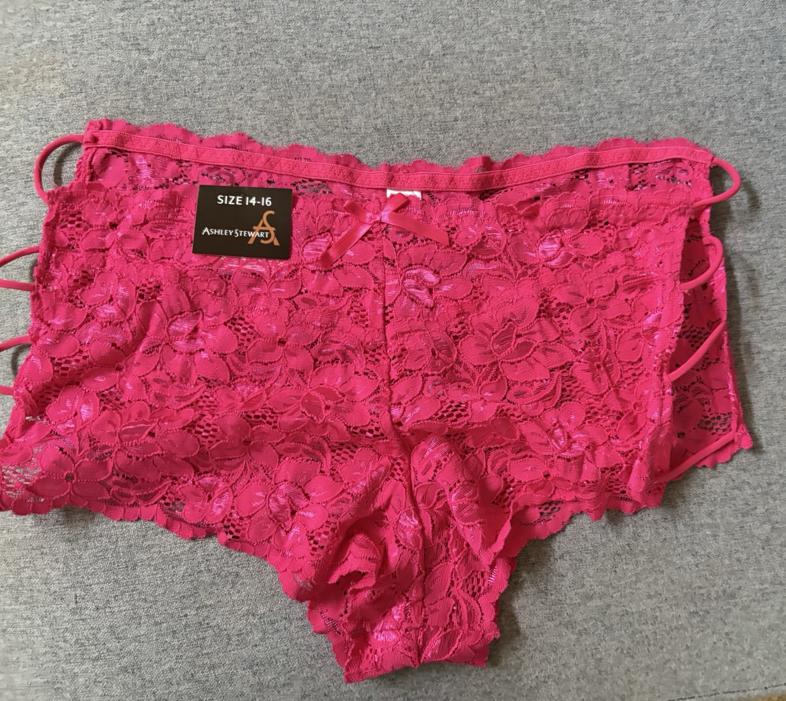 ASHLEY STEWART LACE PANTIES SIZE 14/16