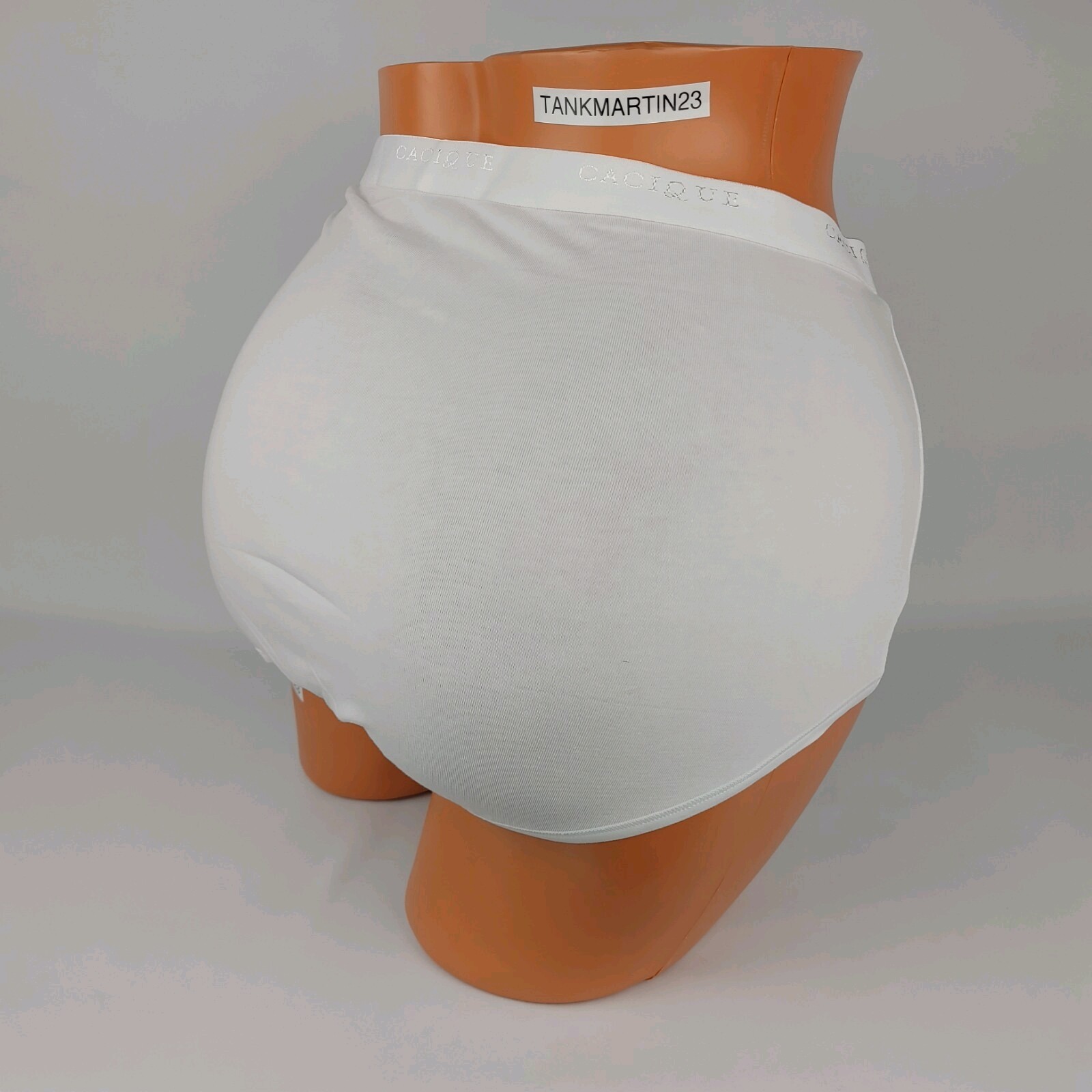 LANE BRYANT CACIQUE PLUS 14/16 COTTON FULL BRIEF PANTY SOLID WHITE, NWT C