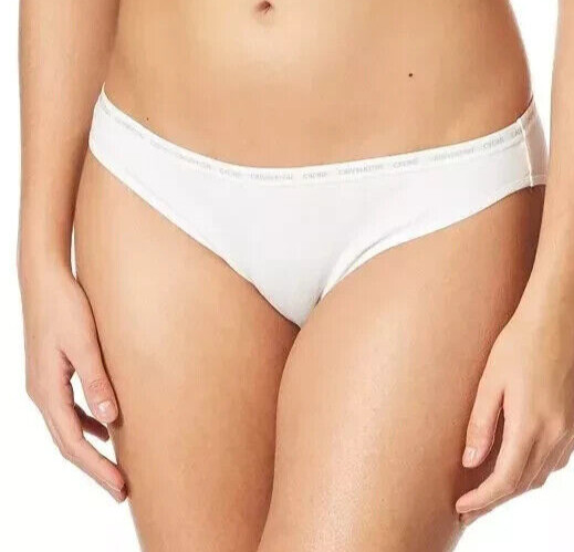 NWT Calvin Klein WOMEN’s(Various) CK One Cotton Single BIKINI QD3785 – White