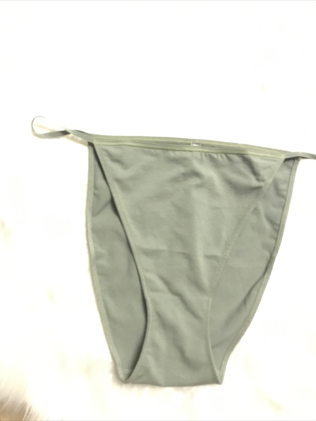 SKIMS COTTON JERSEY STRING BIKINI IN Mineral Size 3X NWT