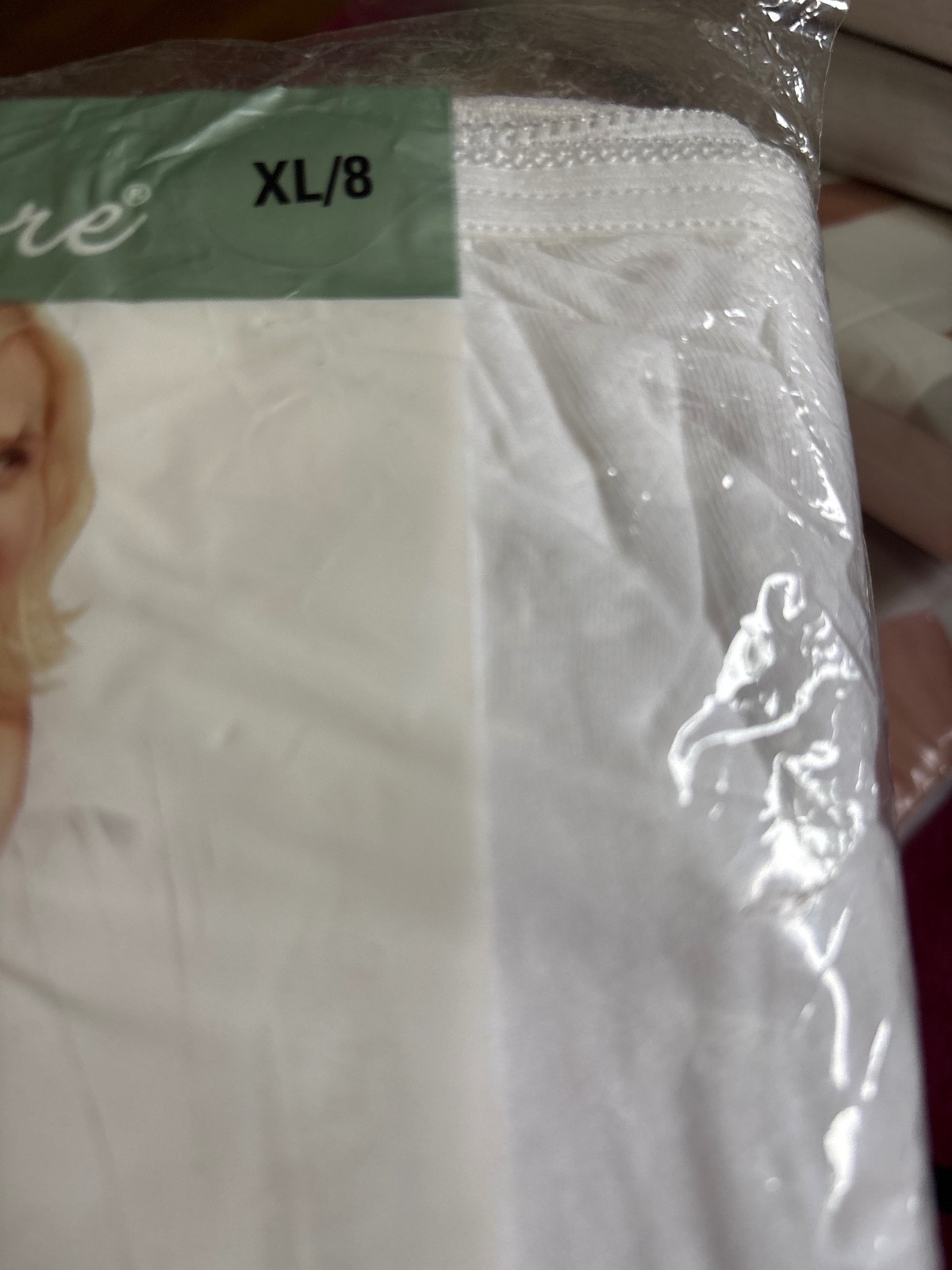 Underscore Cotton Briefs Panties Women’s 8 Vintage Granny Underwear 3-Pack White