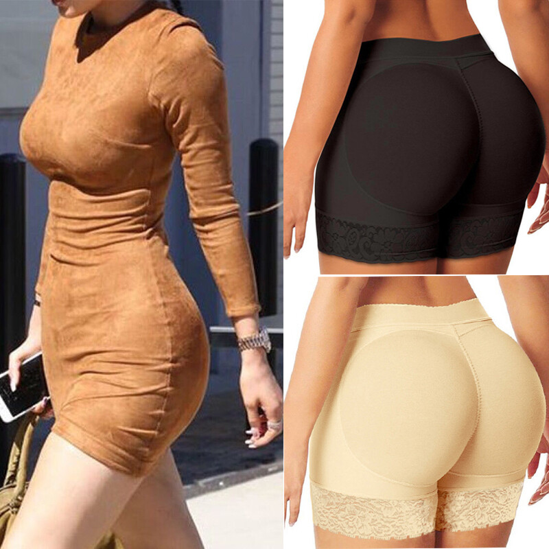 Women’s Padded Panties Butt Lifter Body Shaper Underwear Buttock Briefs Fack ASS