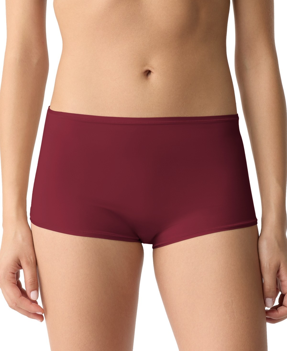 GAP Women’s Super Stretch Boyshort Underwear GPW01378 Dark Red Burgundy Size XL