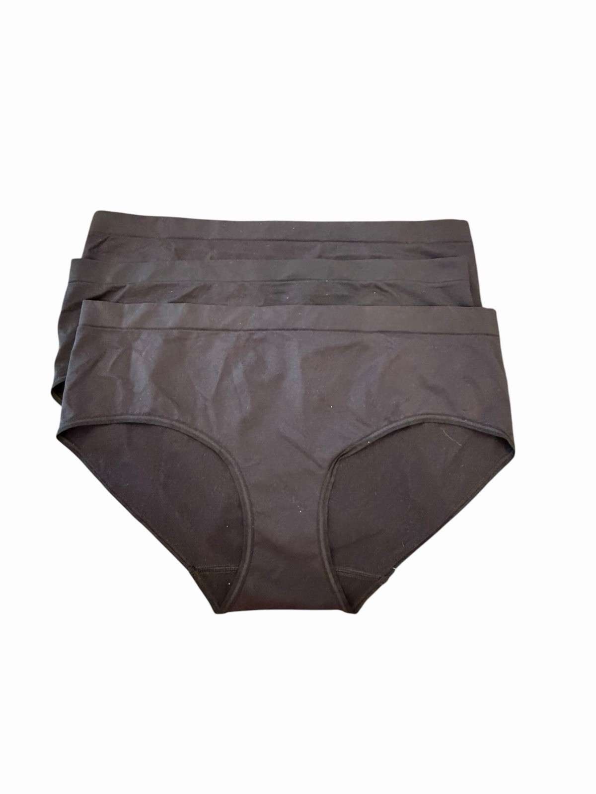 Jockey Women’s Mid Rise Brief Black 3 Pk Size XL Stretch Hipster NEW Comfort