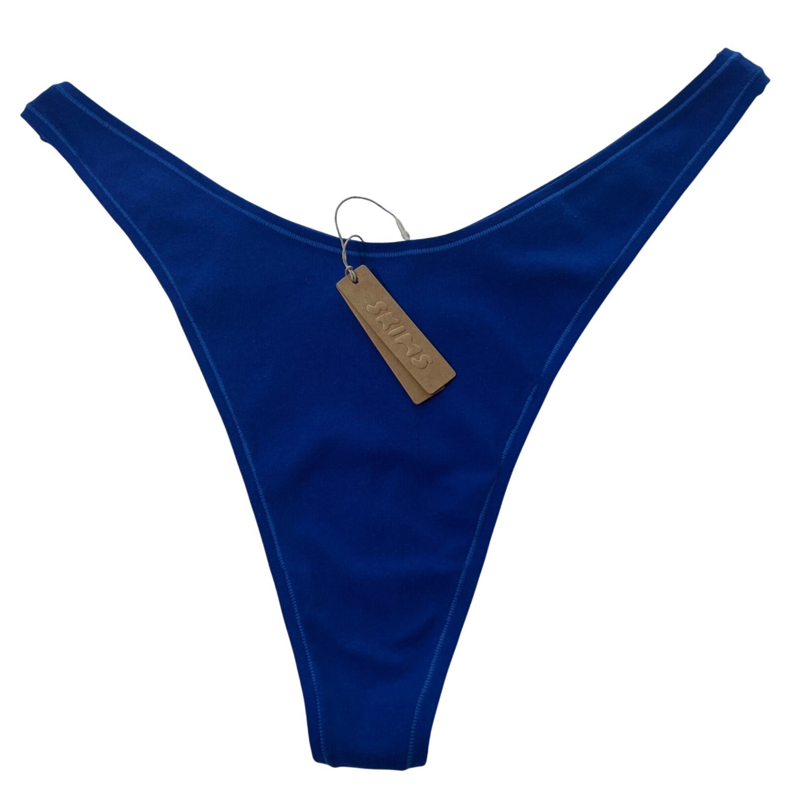 SKIMS Cotton Jersey Micro Dipped Thong Lot of 3 Cobalt 4X