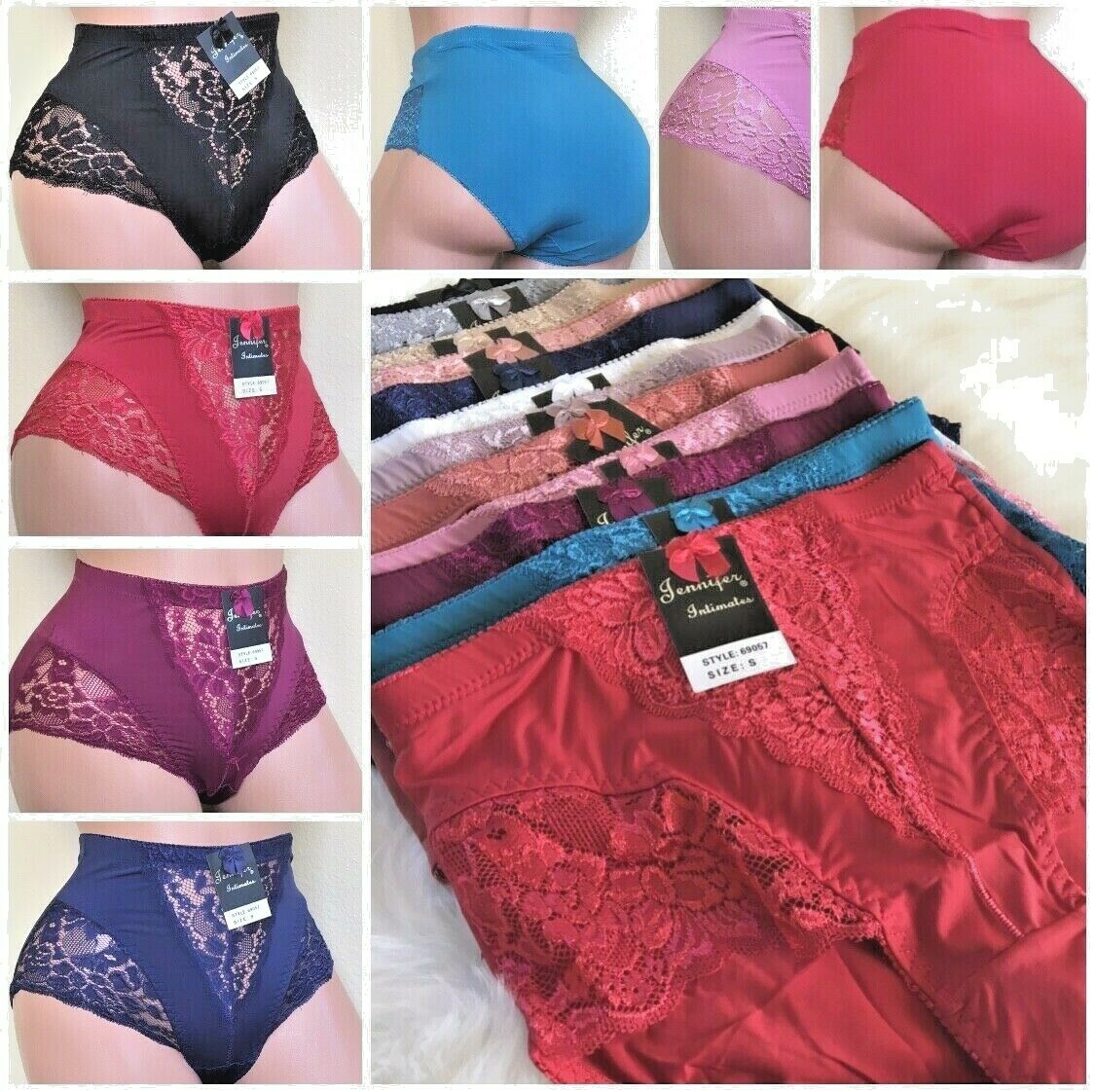 4-6 High Waist Briefs Tummy Control Girdles Shaper Panties underwear 69057 S-5XL