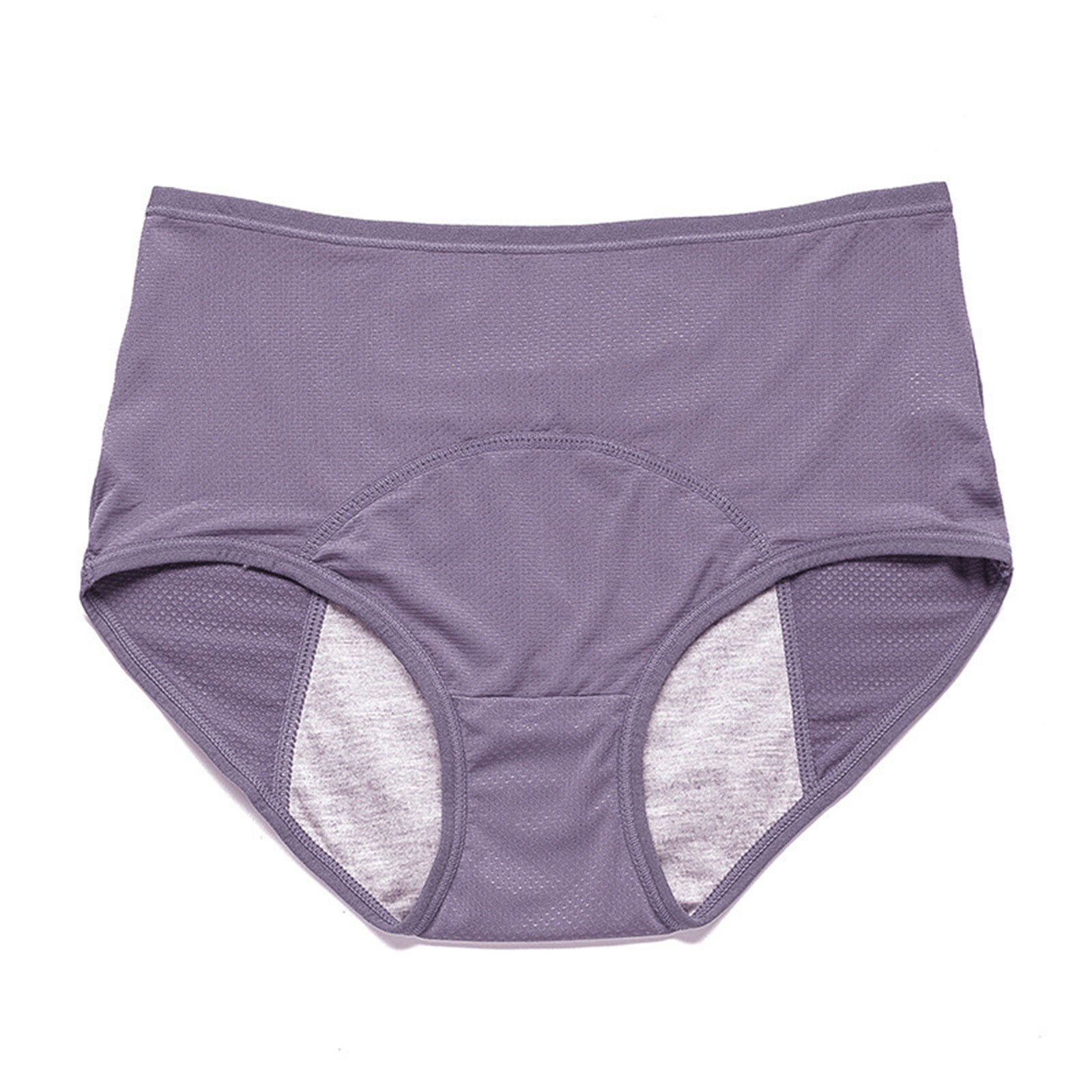 Women Plus Size High Waisted Aunt’s Sanitary Pants Underwear Physiological Pants
