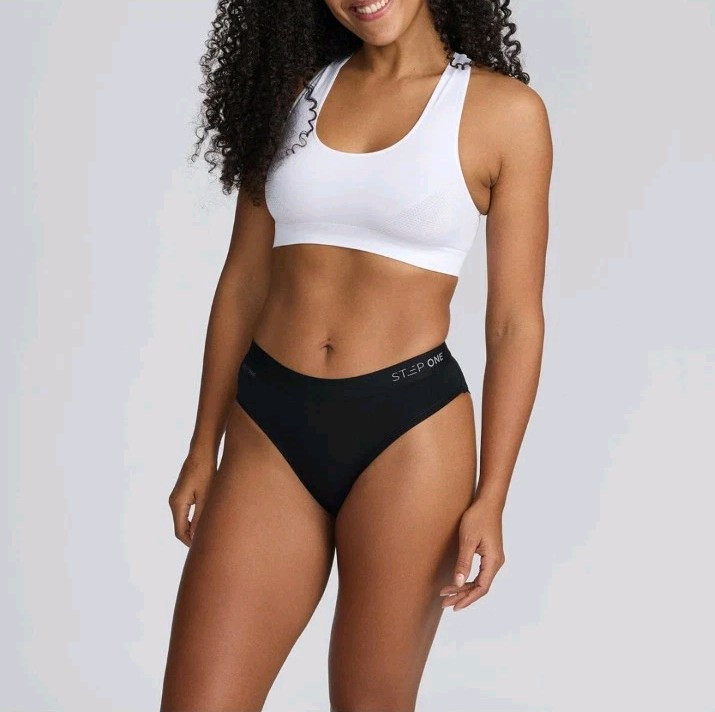 Step One Bikini Brief XL Tap Shoe Black Bamboo Soft BNWT Unopened