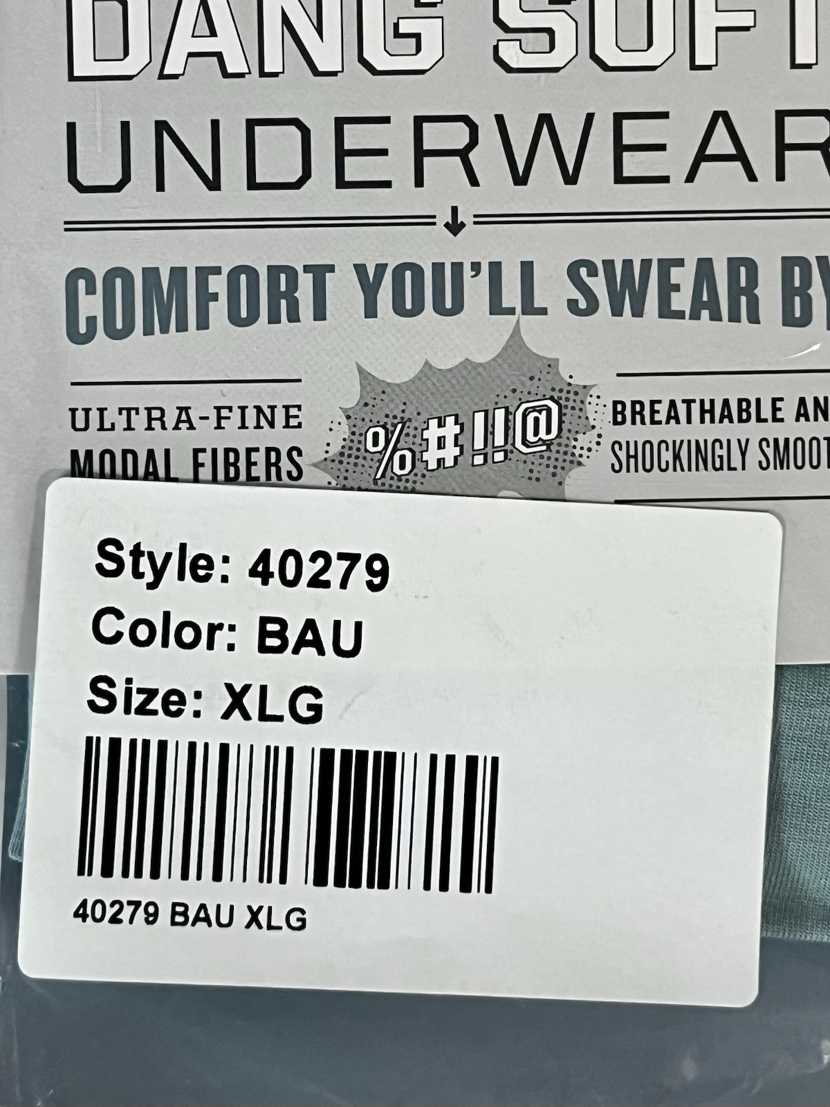 Duluth Women’s Dang Soft Underwear Modern Fit Hipster /Blue Green Size XL 18-20