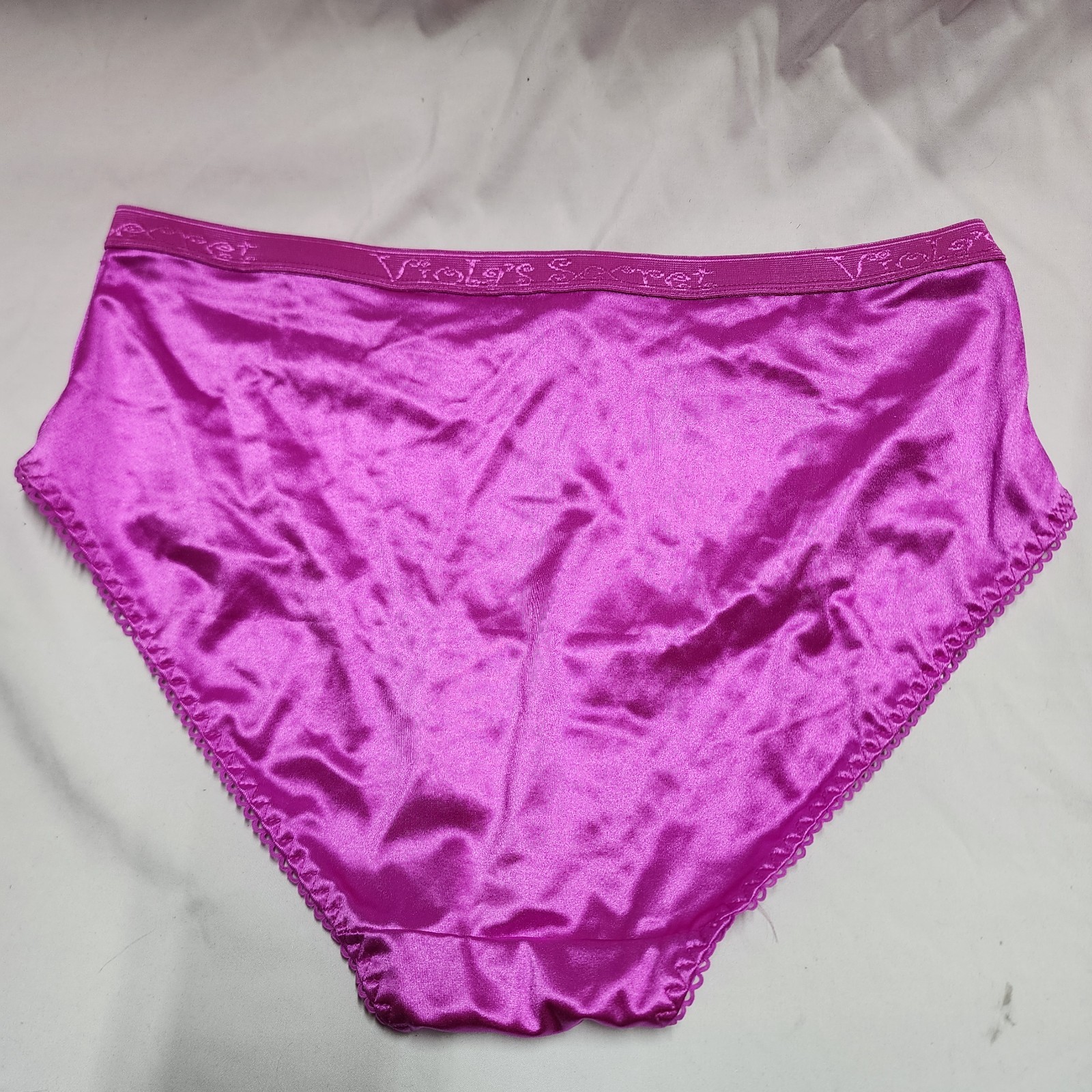 Viola’s Secret Second Skin Liquid Satin Shiny Panties Pink High Gloss Sissy XXL