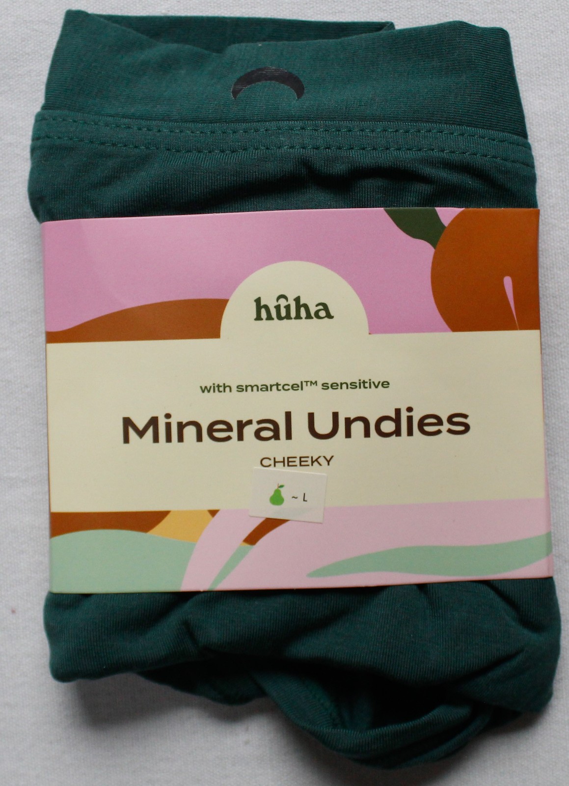 Huha Women’s Modal Soft Breathable Mineral Cheeky Panty ZG3 Green Large NWT