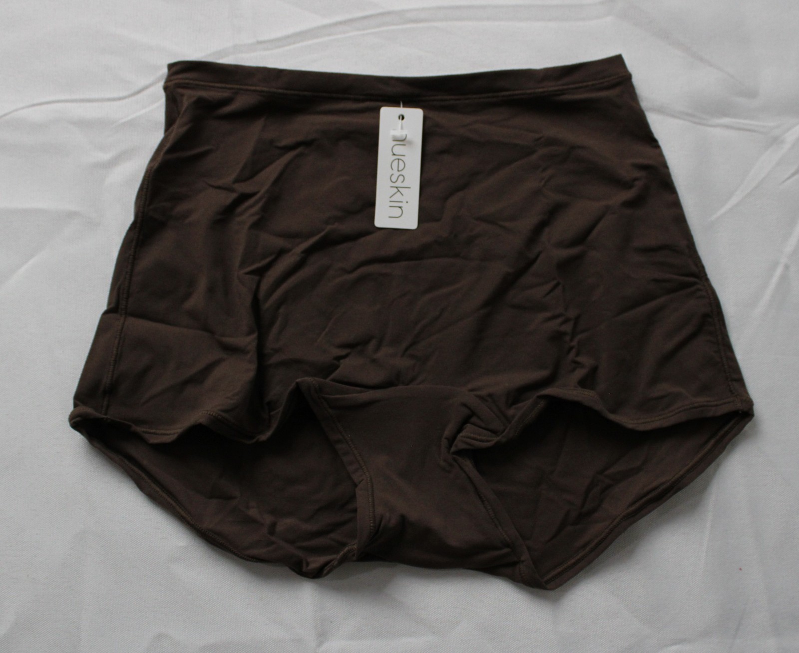 Nueskin Women’s Risa Microfiber Mid-Rise Shortie Panty JT8 Dark Brown Small NWT