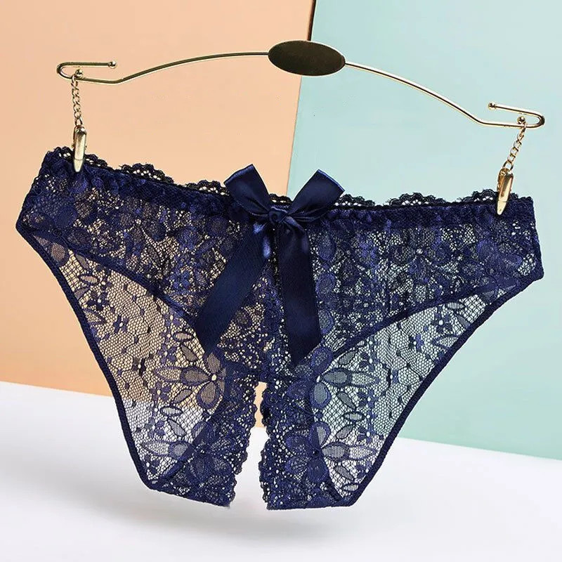Hot Sale Lady Lace Intimate Sexy Woman Accessories Open Croch Panties