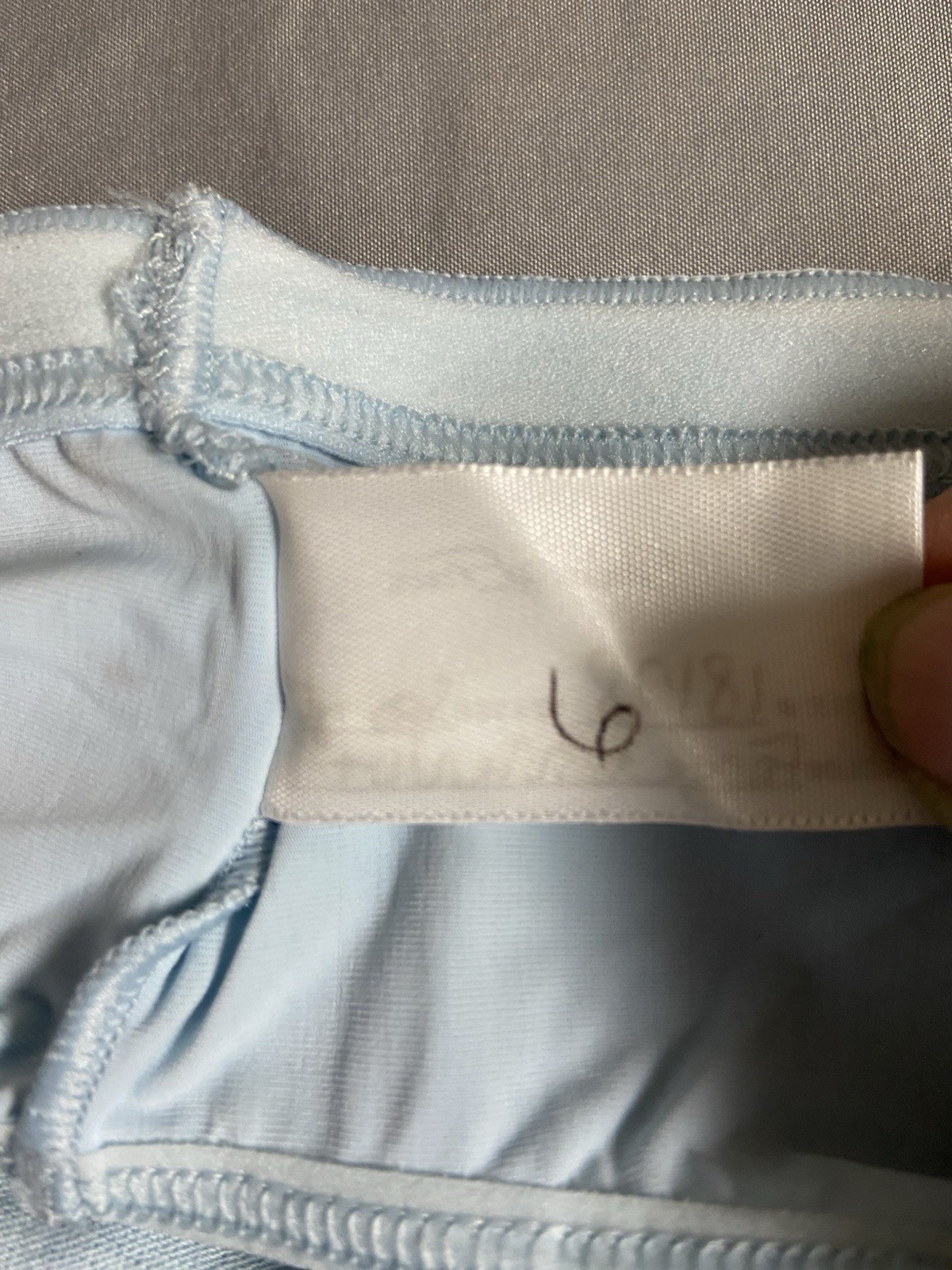 Vanity Fair Baby Blue Bikini Underwear, Size 6 Rare Sample
