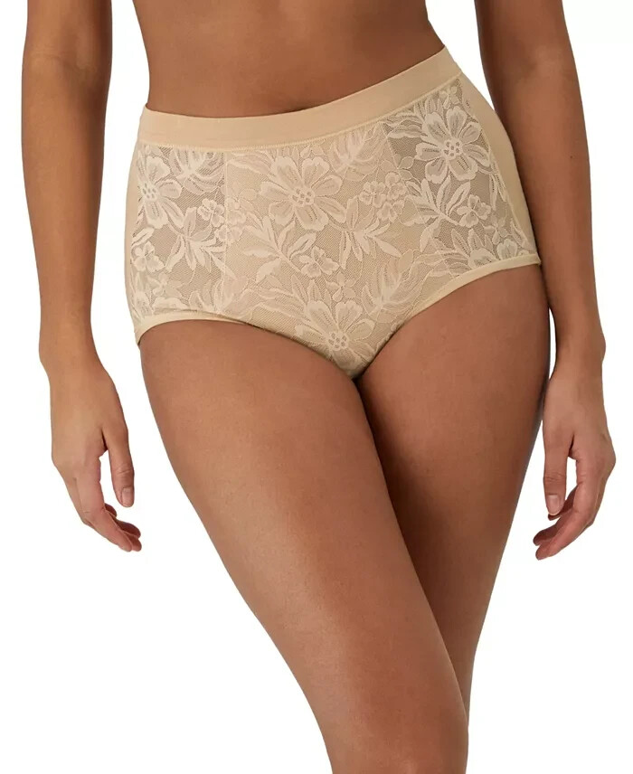 Bali Women’s Breathe Lace High-Rise Brief Underwear DFCLBF CLBF