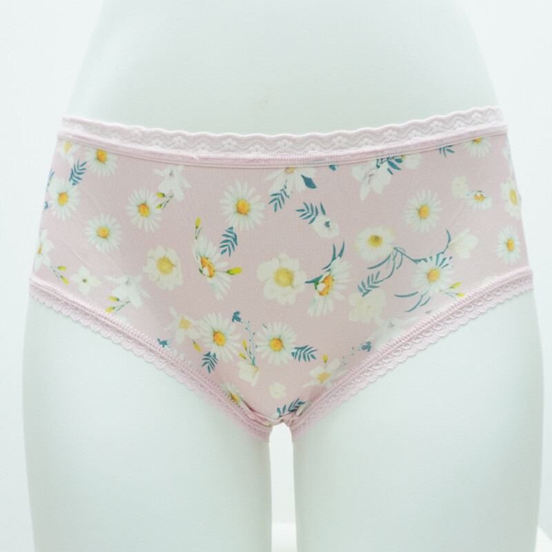 3 Pairs Women’s Mulberry Silk Underwear Briefs Lady Panties Mid Waist Underwear