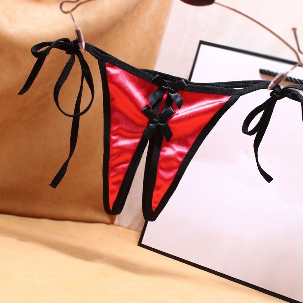 ☆USA☆ Sexy Women Lace Thong G-string Panties Lingerie Underwear Crotchles T-back