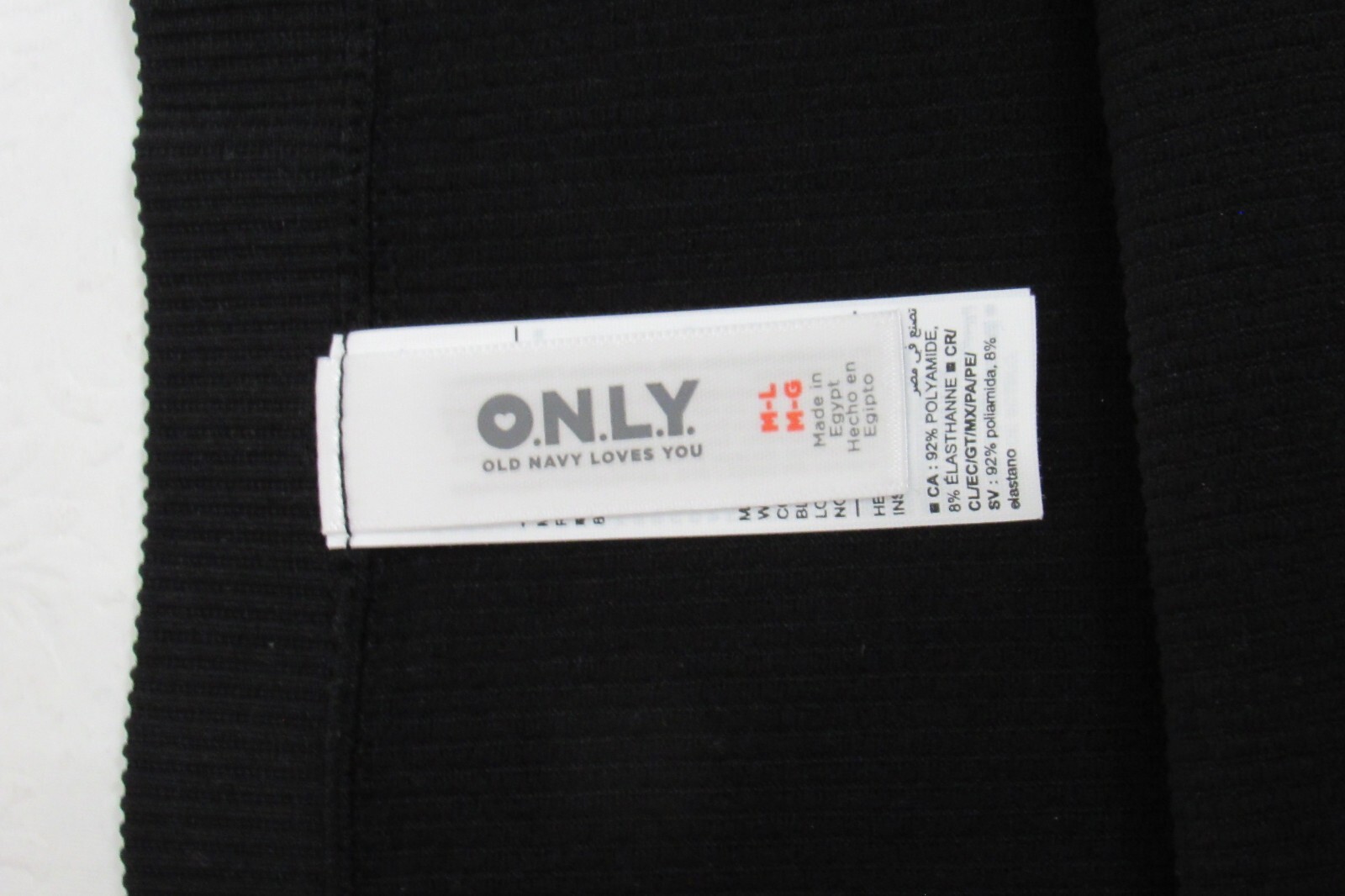 Old Navy Women’s Boyshort Panties Mid-Rise Seamless Underwear Black Size M / L