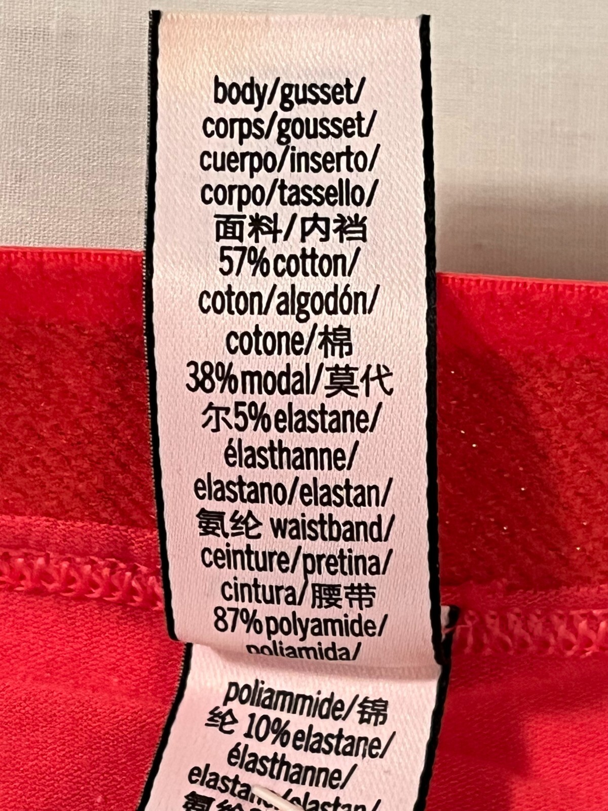Victoria’s Secret Large Thong Panties Women Pink Cotton Thick Waistband
