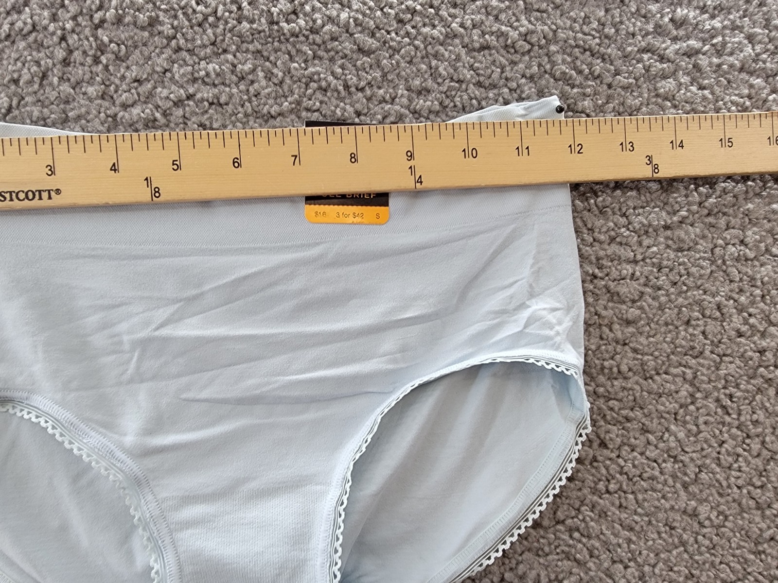 Wacoal Feeling Flexible Brief Underwear Women’s 5-S Winter Sky Elastic Waist