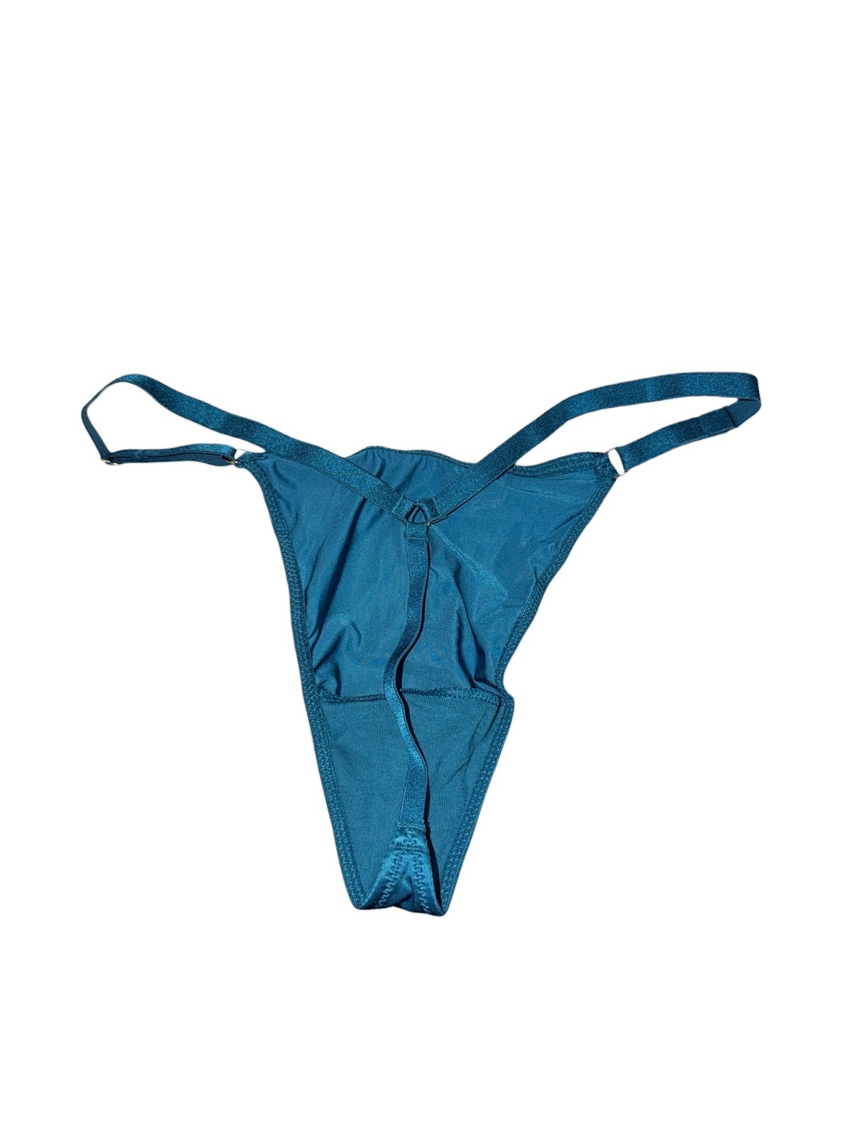 Victoria’s Secret Very Sexy Ring V-String Thong Jade/Teal Medium New